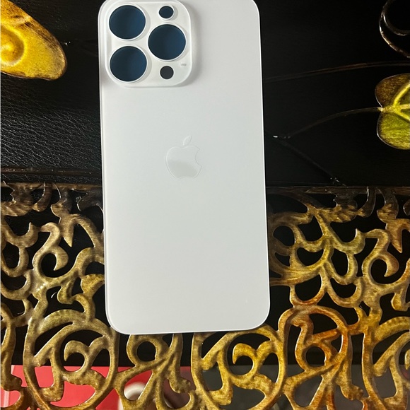 iPhone 13 Pro Silver  Back Glass Big Hole Replacement Part - Picture 2 of 3